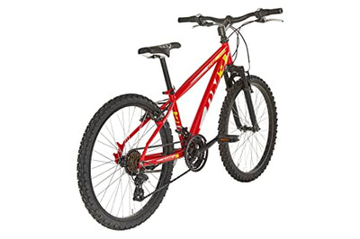 Alpina Bike Jungen Flip Mountainbike, Rot, 24