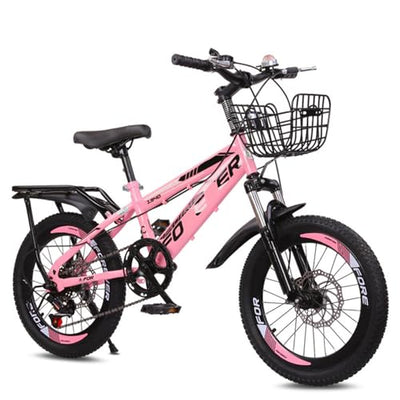Mountainbike 22 Zoll 6 Gang Doppelscheibenbremsen Stoßdämpfung Fahrrad Herren und Damen Outdoor-Sport Offroad A,22 inches