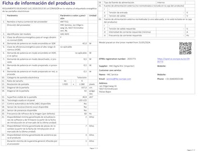 Antteq G42 Smart TV 42 Zoll Fernseher FHD 1080P, Voice Control,DAZN, Play Store,Bluetooth-Sprachfernbedienung,Netflix,Prime Video,Wi-Fi,Triple Tuner