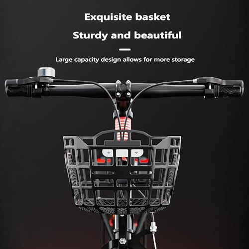 Zusammenklappbare Mountainbikes Für Ältere Kinder, Neue 20-Zoll-Fahrräder Für Jungen Und Mädchen, Fahrrad Mit Rahmen Aus Kohlenstoffstahl, Verstellbarer Lenker Und Sitzhöhe Sky Blue,22"