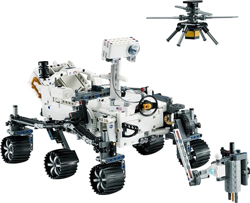 LEGO 42158 Technic NASA Mars-Rover Perserverance Weltraum Spielzeug Set mit AR-App, Wissenschafts-Spielzeug zum Bauen für Mädchen und Jungen ab 10 Jahren
