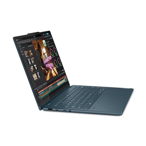 Lenovo Yoga 7 2-in-1 Convertible AI Laptop | 14" 2.8K WUXGA OLED Display | Intel Core Ultra 7 155H | 32GB RAM | 1TB SSD | Intel Arc Grafik | Windows 11 Home | QWERTZ | blau | 3 Monate Premium Care