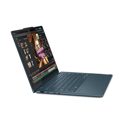 Lenovo Yoga 7 2-in-1 Convertible AI Laptop | 14" 2.8K WUXGA OLED Display | Intel Core Ultra 7 155H | 32GB RAM | 1TB SSD | Intel Arc Grafik | Windows 11 Home | QWERTZ | blau | 3 Monate Premium Care