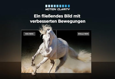 TCL 43T7B 43-Zoll QLED Pro Fernseher, 4K Ultra HD, HDR Pro, Smart TV Unterstützt von Google TV (Dolby & Atmos, Motion Clarity, Freihändige Sprachsteuerung, Kompatibel mit Google Assistant & Alexa)