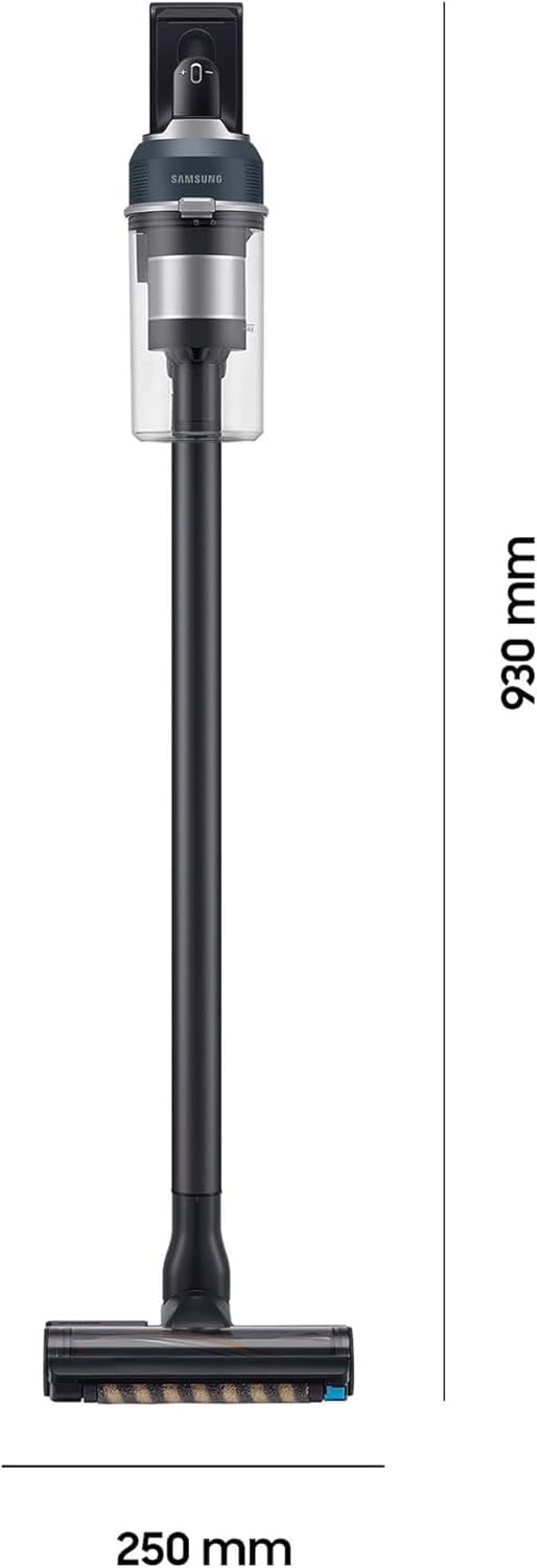 Samsung Jet 85 Wet&Clean Akku-Staubsauger, 210 W, Inkl. Wischaufsatz Spray Spinnig Sweeper und weiterem Zubehör, Blau, VS20C85G7TB/WD