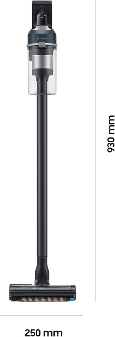 Samsung Jet 85 Wet&Clean Akku-Staubsauger, 210 W, Inkl. Wischaufsatz Spray Spinnig Sweeper und weiterem Zubehör, Blau, VS20C85G7TB/WD