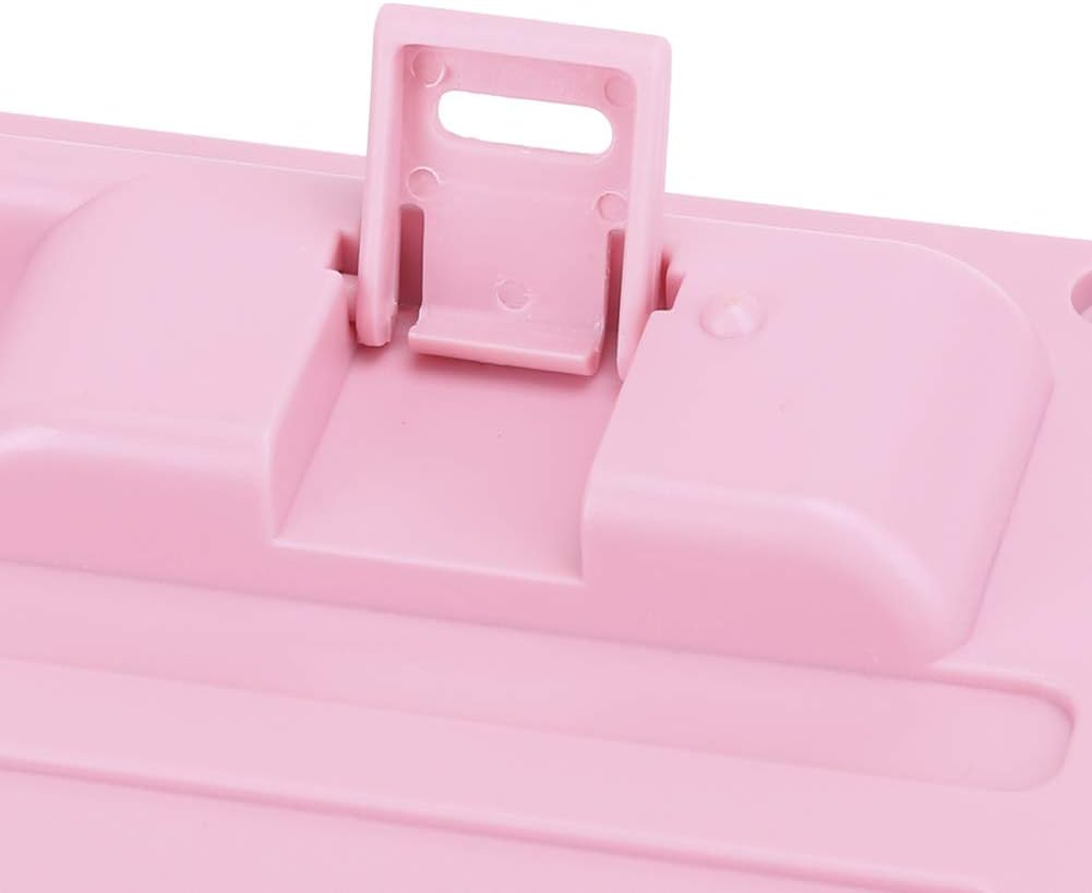 Sxhlseller 104 Tasten USB Wired Keyboard, QWERTY Ultra Thin Cartoon Computer Keyboard, wasserdichte Universal Mechanische Tastatur für Home Business Office Game(Rosa)