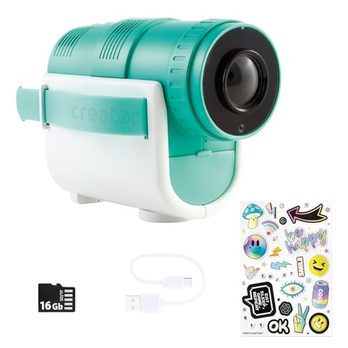 Canal Toys Video Creator – Projektorkamera mit 16 GB Speicherkarte & Cast-Funktion - Camcorder mit Projektor & LCD-Display - für Kinder ab 8 Jahren - kompakt & leicht