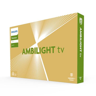 Philips Ambilight 43PUS8109 4K LED Smart TV - 43-Zoll Display mit Pixel-präziser Ultra HD, Titan OS Plattform und Dolby Atmos, Funktioniert mit Alexa und Google Sprachassistent - Satiniertes Chrom