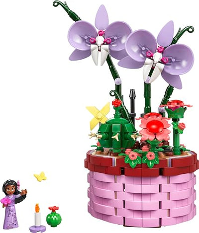 LEGO ǀ Disney Encanto Isabelas Blumentopf, Set für Kinder mit baubarer Spielzeug-Orchidee, Deko-Bausatz mit Mini-Puppe Einer Figur aus dem Film, Geschenk-Idee für Mädchen & Jungen ab 9 Jahren 43237