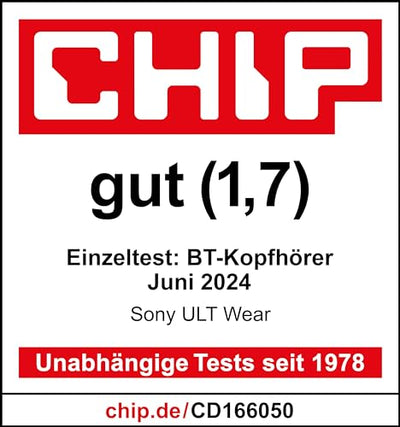 Sony ULT WEAR | Kabellose Bluetooth Kopfhörer mit Noise Cancelling | mit Mikrofon, 30 h Akku, Bass Boost Funktion | Geeignet für Sport, Musikgenuss, Reisen & Arbeit, Schwarz