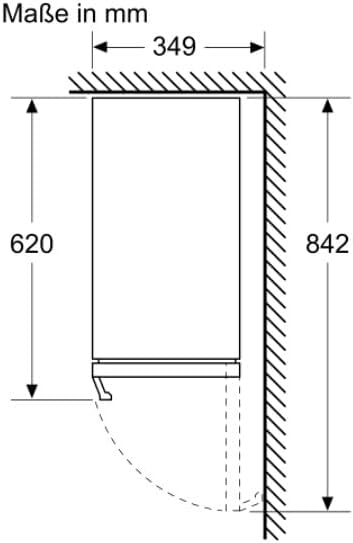 Siemens KU20WVHF0 iQ500 Weinkühlschrank, 82 x 30 cm, 21 Flaschen, Temperatur: 5-20 °C, 58 L, Black
