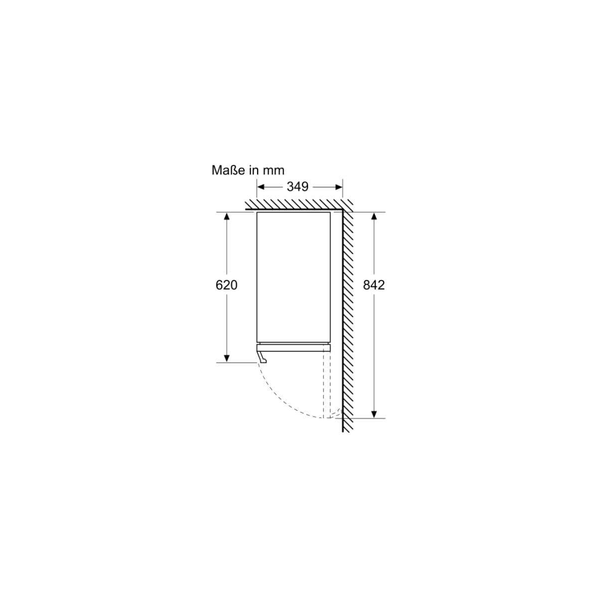 Siemens KU20WVHF0 iQ500 Weinkühlschrank, 82 x 30 cm, 21 Flaschen, Temperatur: 5-20 °C, 58 L, Black