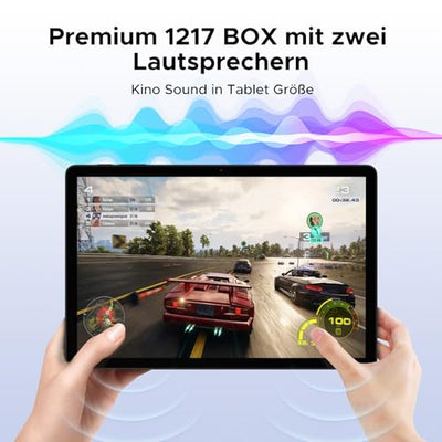 DOOGEE Tab G6 Android 15 Tablet 11 Zoll, 30GB RAM + 256GB ROM Tablet mit SIM Card Slot, 90Hz IPS, 8000mAh Akku, Unisoc T7250 Octa-Core, Widevine L1, 13MP, 4G LTE, 3,5mm Kopfhörer/5G WiFi/Face ID