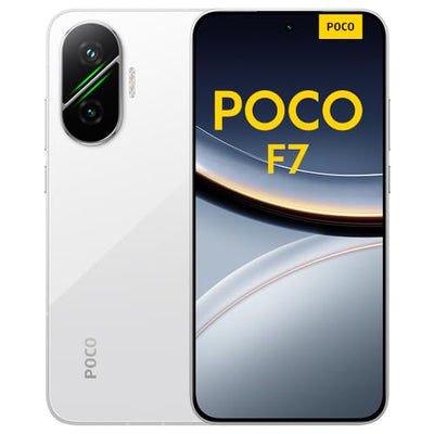 Xiaomi Poco F7 Smartphone, 12+512GB, Silber, Flaggschiff Snapdragon 8s Gen 4, 6500mAh Akku, 50MP Sony-Kamera mit OIS, 6,83" 1.5K 120Hz AMOLED-Display (Kein Netzadapter enthalten)