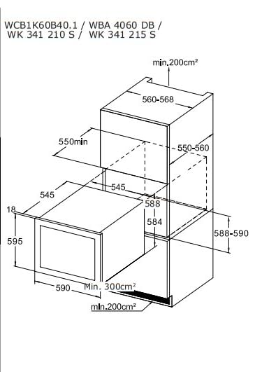 Amica WK 341 215 S Einbau-Weintemperierschrank, Anzahl Bordeauxflaschen (0,75 l): 26