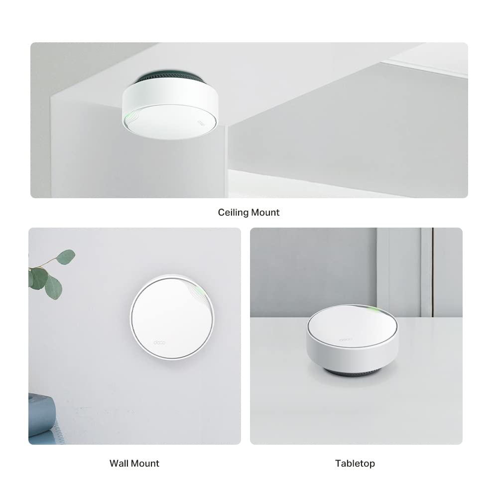 TP-Link Deco X50-PoE Wi-Fi 6 Mesh WLAN Set(1 Pack), AX3000 Dualband Router & Repeater(Unterstützt PoE und DC-Stromversorgung, 2.5G Port + 1G Port, WPA3, empfohlen für Häuser mit 1-2 Schlafzimmern)