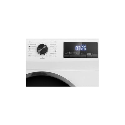 Bomann® Waschmaschine 8kg | max. 1400 U/min | 10 Jahre Motor-Garantie | robuster, leiser & langlebiger Invertermotor | 15 Waschprogramme | LED-Display | Washing Machine mit Dampffunktion | WA 7185