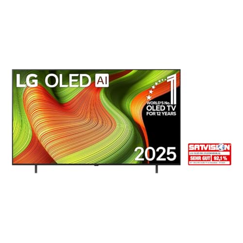 LG OLED65B59LA TV 65 Zoll (165 cm) 4K OLED AI TV (α8 Gen2 4K AI Prozessor, webOS 25, 120Hz) [Modelljahr 2025]