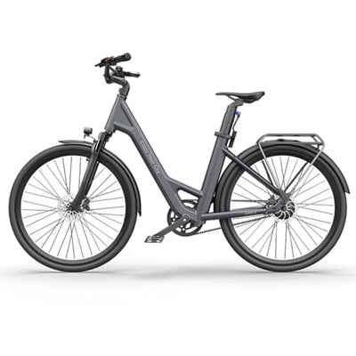 A Dece Oasis ADO e Bike 28 Zoll, E-Bike Air 28 Elektrofahrrad,345,00 Wh Akku, ebike Damen/Herren,Gray