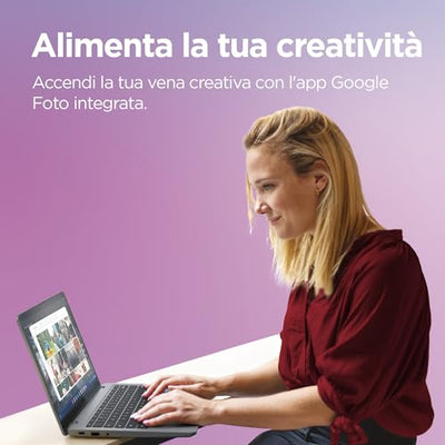 Lenovo IdeaPad Slim 3 Notebook Chromebook Plus 14 Zoll FHD (1920x1080), Intel Core i3-N305, 8GB RAM, 256GB SSD, WiFi 6, ChromeOS (kompatibel mit Google App, Microsoft 365, Adobe)