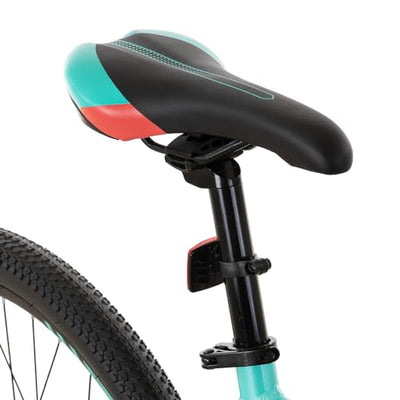 Hiland 26 Zoll Mountainbike für Frauen, 21-Gang mit Lock-Out-Federgabel, Dual-Scheibenbremsen, Aluminium-Rahmen MTB, Erwachsene Damen Damen Fahrrad Herrenfahrrad, Mint Grün