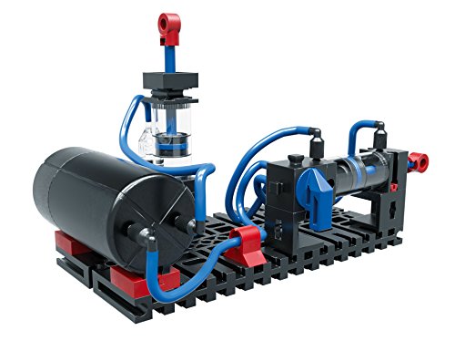 fischertechnik 533874 PROFI Pneumatic Power – Bausatz für Kinder ab 8 Jahren, pneumatisch betriebenes Spielzeug, Bagger und 4 weitere Modelle zum Zusammenbauen