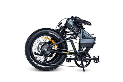 moma bikes Elektrische, E-Fat 20" PRO, Shimano 8 Gänge, Hydraulische Scheibenbremsen, Batterie Ion Lithium integriert und abnehmbar 48V 15Ah
