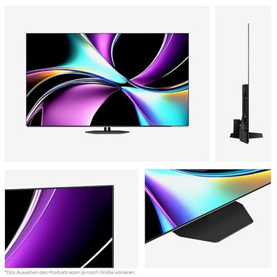 Hisense 55A85Q 139cm (55 Zoll) Fernseher, 4K UHD OLED Smart TV,120Hz, HDMI 2.1, Game Mode Pro, AMD FreeSync Premium, Dolby Vision IQ & Atmos, Bluetooth, Alexa Built-in, Schwarz, [2025]