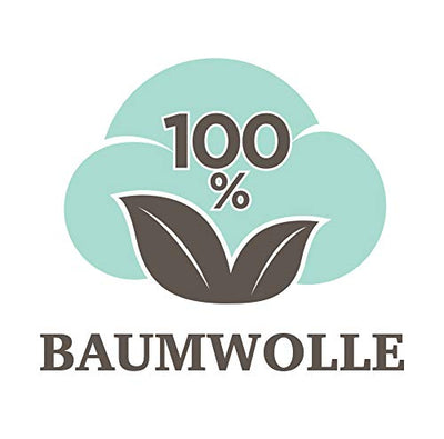 Mixibaby Bettwäsche Bettgarnitur Bettbezug 100% Baumwolle 135x200 155x220 200x200 200x220, Farbe:Hellgrau, Größe:135 x 200 cm