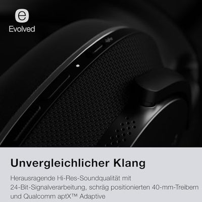 Bowers & Wilkins PX7 S2e Over-Ear-Kopfhörer mit Geräuschunterdrückung, kabellos, Qualcomm aptX™ Adaptive und Schnellladung, 30 Stunden Wiedergabe, sechs integriertes Mikrofon - Rubinrot