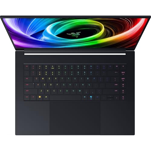 Razer Blade 16 (2025) - 16 Zoll AI Gaming Laptop - NVIDIA GeForce RTX 5070 - AMD Ryzen AI 9 365-16" QHD+ 240Hz OLED Display - 32GB LPDDR5X 8000 MHz - 1TB SSD - QWERTZ DE-Layout | Schwarz