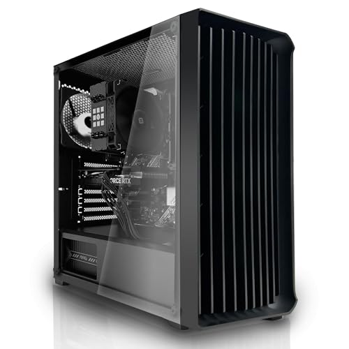 SYSTEMTREFF Office PC AMD Ryzen 7 5700G 8x4.6GHz | AMD Radeon RX Vega 8 4K HDMI DX12 | 1TB M.2 NVMe | 32GB DDR4 RAM | WLAN Silent Desktop Computer Rechner für Büro Business Multimedia