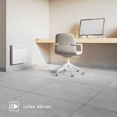 STIEBEL ELTRON Wandkonvektor CNS 200 TREND, 2 kW für ca. 25 m², LC-Display, Wochentimer, Elektroheizung energiesparend, Weiß, 236528