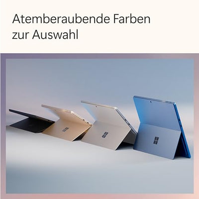Microsoft Surface Pro | Copilot+ PC | 13” OLED Touchscreen | Snapdragon® X Elite (12 Kerne) | 16GB RAM | 256GB SSD | neuestes Modell, 11. Edition | Schwarz | exklusiv auf Amazon