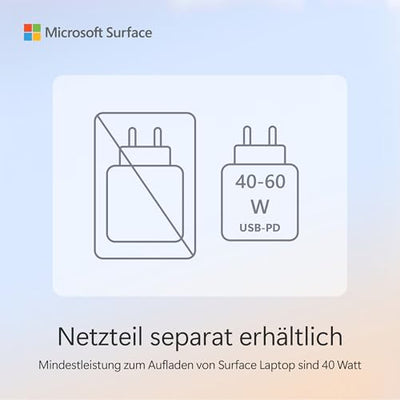 Microsoft Surface Laptop | Copilot+ PC | 13” LCD Touchscreen | Snapdragon® X Plus | 16GB RAM | 256GB Speicher | Neuestes Modell | Platin