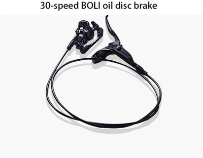 Wmmner Mountainbike, 66 cm (26 Zoll), mit Integralrad, Unisex, Federung, Mountainbike, 21 Gänge, 24 Gänge, 27 Gänge, Weißblau, 21 Gänge