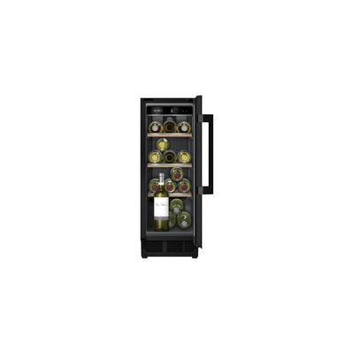 Siemens KU20WVHF0 iQ500 Weinkühlschrank, 82 x 30 cm, 21 Flaschen, Temperatur: 5-20 °C, 58 L, Black