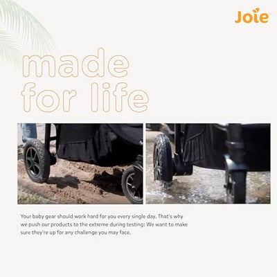 Joie Muze Kinderwagen mit vollem Funktionsumfang, kompakter faltbarer Babywagen mit 5-Punkt-Gurt, kompatibel mit Reisesystem, flach liegend und geeignet für Geburt bis 15 kg (Geburt - 36 Monate)