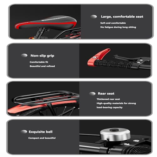 Zusammenklappbare Mountainbikes Für Ältere Kinder, Neue 20-Zoll-Fahrräder Für Jungen Und Mädchen, Fahrrad Mit Rahmen Aus Kohlenstoffstahl, Verstellbarer Lenker Und Sitzhöhe Sky Blue,22"