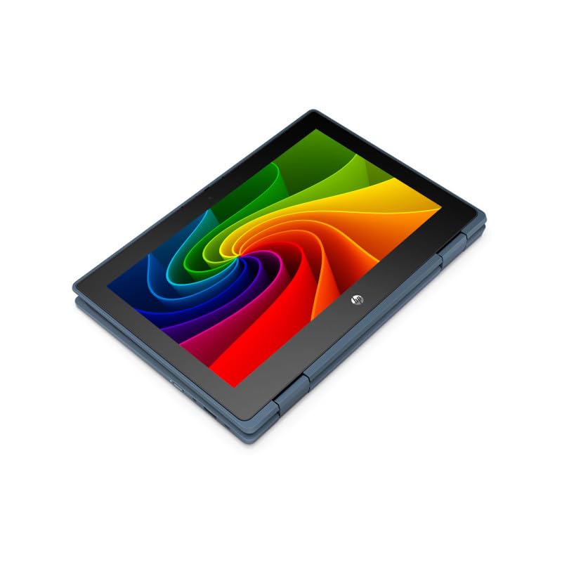 HP Business Laptop Notebook ProBook X360 11 G5 Celeron N4100 8GB 128GB SSD 1366x768 Touchscreen Windows 11 (Blue) QWERTZ (Generalüberholt)