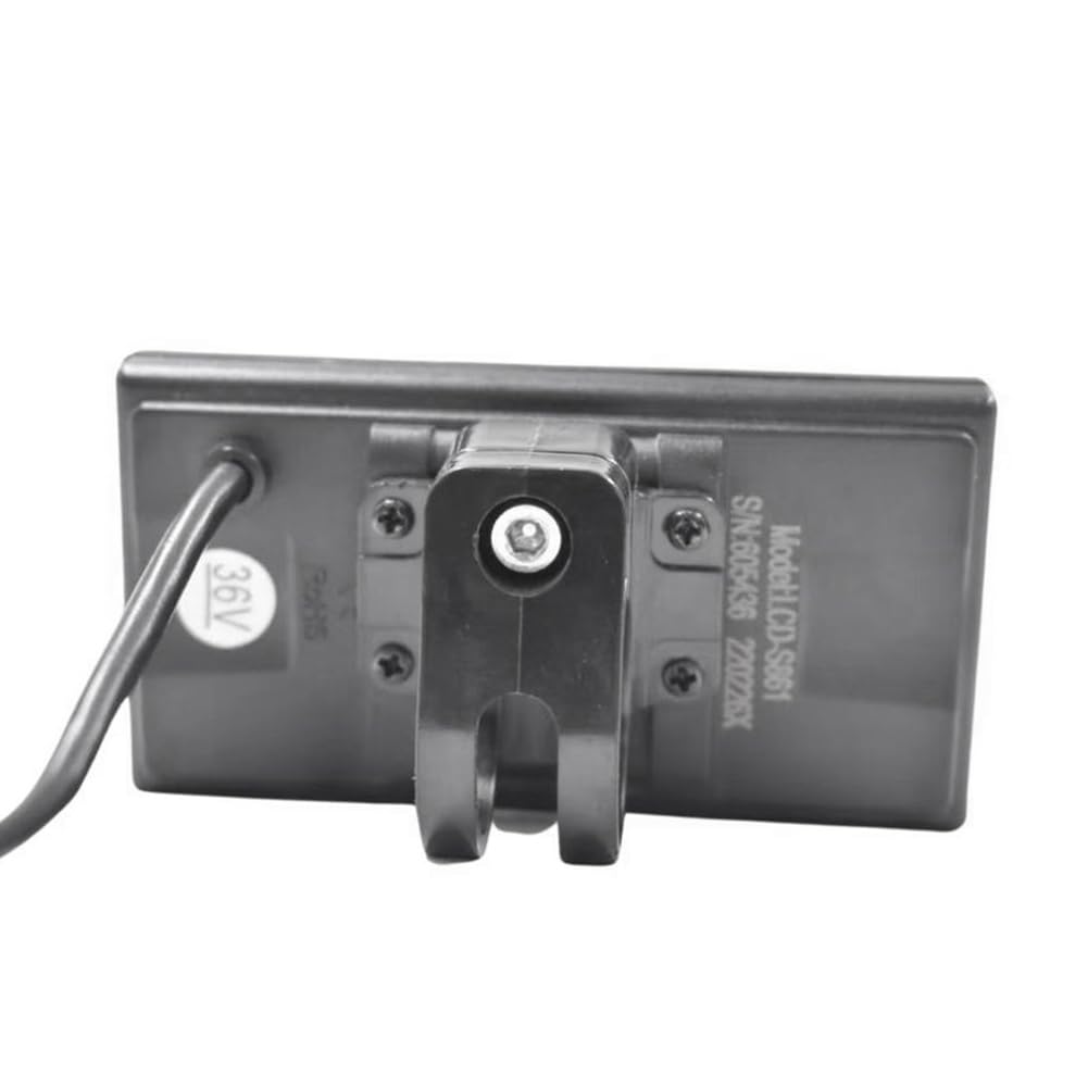 RUANI Ebike LCD Display Armaturenbrett LCD Display 24 V 36 V 48 V 60 V S861 für Bedienfeld Controller BLDC Elektrofahrrad (SM-Stecker)