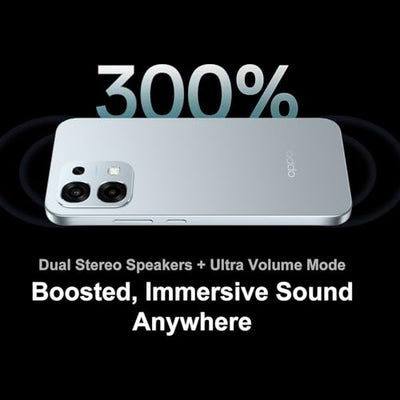 OPPO A6 Pro 5G entsperrtes Smartphone, 6500mAh Akku, 80W SUPERVOOC Schnellladung, 6,57" 120Hz AMOLED Display, 8 256GB Dimensity 6300, Supercool VC, 50MP 2MP KI-Kamera, IP69, Dual SIM, Lunar