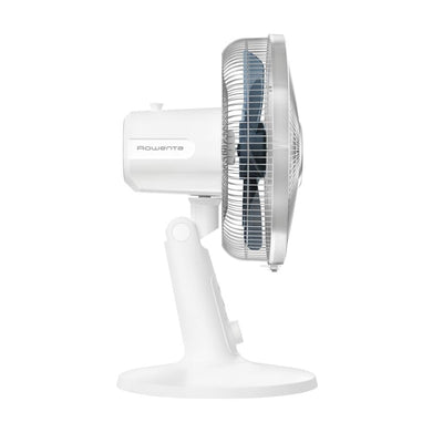 Rowenta VU2730 Turbo Silence Extreme+ Tischventilator | sehr leise und leistungsstark | 4 Geschwindigkeiten | Stille-Nacht-Modus | Turbo Boost | Automatische Oszillation | Weiß