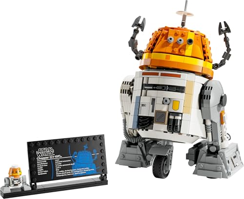 LEGO Star Wars 75416 Ahsoka Astromech-Droide Chopper (C1-10P) Figur - Spielzeug mit beweglichem Kopf, abnehmbaren Armen und Mittelrad - Geschenk für Ahsoka-Fans, Jungen und Mädchen ab 10 Jahren