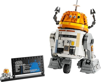 LEGO Star Wars 75416 Ahsoka Astromech-Droide Chopper (C1-10P) Figur - Spielzeug mit beweglichem Kopf, abnehmbaren Armen und Mittelrad - Geschenk für Ahsoka-Fans, Jungen und Mädchen ab 10 Jahren