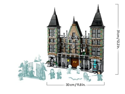 LEGO Harry Potter Landsitz der Familie Malfoy, Fantasy Spielzeug zum Sammeln und Ausstellen, Geschenk für Jungen, Mädchen und Fans der Zauberwelt, Geschenkidee mit 9 Minifiguren 76453