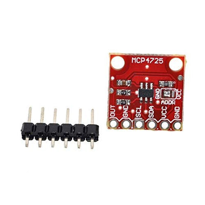 TECNOULAB 2 Stück MCP4725 I2C DAC Breakout Modul Entwicklungsboard CJMCU-MCP4725 12 Bit Auflösung