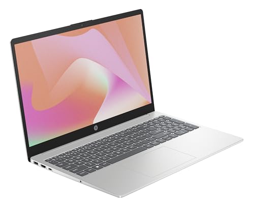 HP Laptop | 15,6" FHD Display | Intel Processor N100 | 4 GB DDR4 RAM | 128 GB UFS | Intel UHD Graphics | Windows 11 Home im S-Modus | QWERTZ | Natural Silver