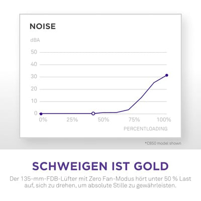 NZXT C1000 Gold ATX 3.1 - Vollständig modulares, geräuscharmes PC-Gaming-Netzteil - 1000 Watt - 80 PLUS Gold - 12V-2x6-Anschluss - Zero Fan-Modus - 100 % japanische Kondensatoren - Schwarz